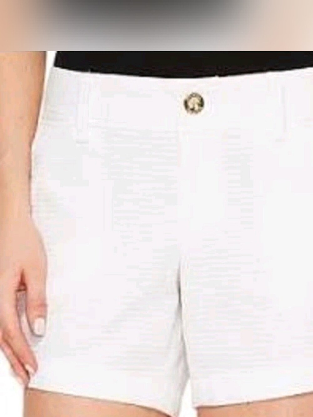 Lilly Pulitzer White Callahans Shorts Size 14